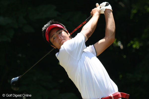 石川遼、10番を終えて再び単独首位に！