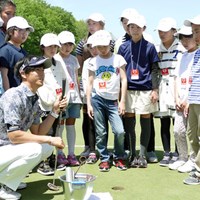 『石川パター塾』は、カップ穴の切り方まで教えてくれます 2016年 ザ・レジェンド・チャリティプロアマトーナメント 最終日 石川遼