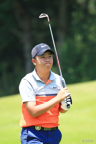 2016年 関西オープンゴルフ選手権競技 2日目 三田真弘 三田真弘は崩れながらも上位をキープ。ツアー史上2番目の若さで決勝進出を決めた