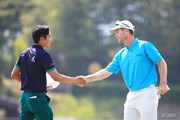 2016年 関西オープンゴルフ選手権競技 3日目 スコット・ストレンジ、朴ジュンウォン