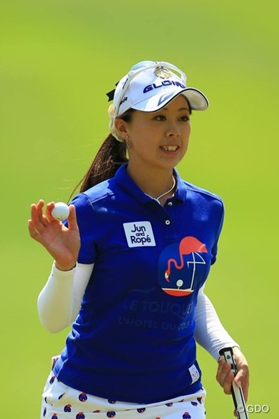 2016年 中京テレビ・ブリヂストンレディスオープン 2日目 笹原優美 今日は非常に出入りの激しいゴルフで、残念ながらスコアを落としてしまいました。