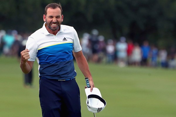 PGAツアーで4年ぶりの優勝を決めたセルヒオ・ガルシア(Tom Pennington/Getty Images)