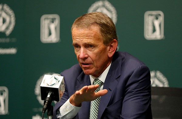 WGCメキシコ選手権開催の発表で、PGAツアーコミッショナーのフィンチェム氏は政治と無関係の判断を強調した（Sam Greenwood/Getty Images）