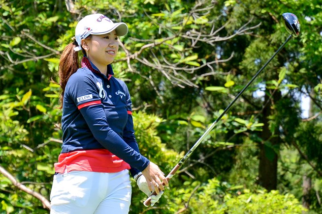 前年プロテスト合格の種子田香夏が単独首位で最終日へ 画像提供 日本女子プロゴルフ協会 Lpga 16年 日医工女子オープン 2日目 種子田香夏 フォトギャラリー Gdo