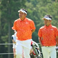 僕たちおそろい。 2016年 日本ゴルフツアー選手権 森ビルカップ Shishido Hills 3日目 小田龍一、上平栄道