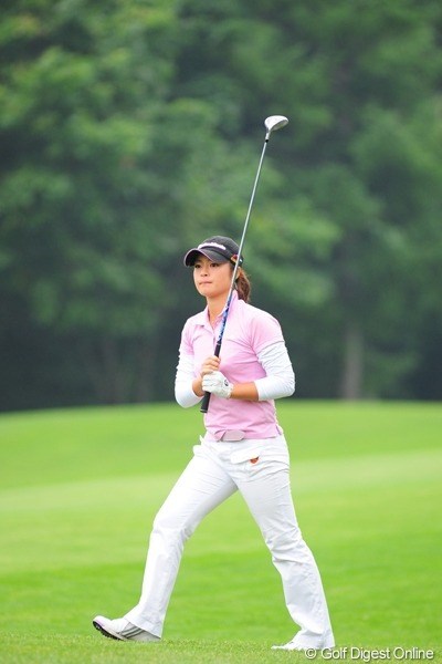 かわいかったので思わず爆写してまいました アマの望月綾乃さんでした 09年 アクサレディスゴルフトーナメント2日目 望月綾乃 フォトギャラリー Gdo