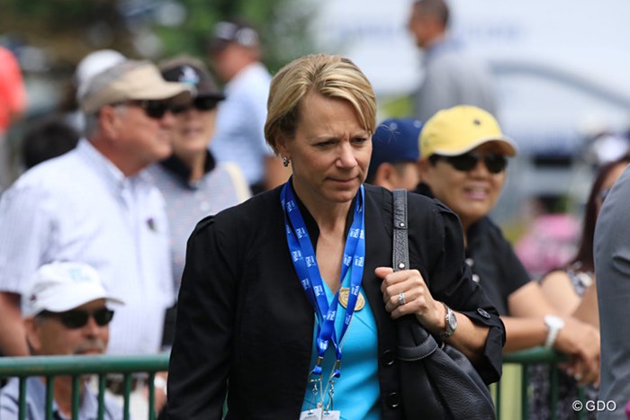会場にはアニカ・ソレンスタムの姿も 2016年 KPMG女子PGA選手権 事前 アニカ・ソレンスタム