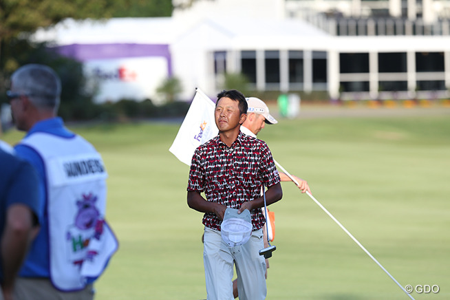 ロングホールで伸ばした岩田寛 4戦連続予選通過へアンダーパー発進
