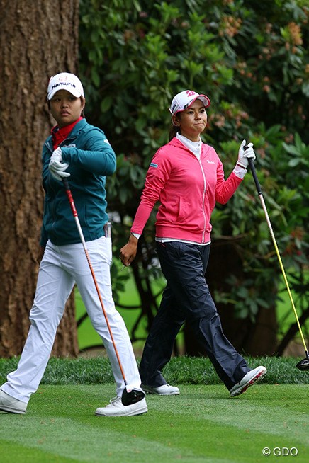 2016年 KPMG女子PGA選手権 初日 野村敏京 宮里藍