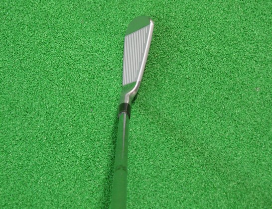 取材情報 ダンロップ スリクソン Z-TX アイアン 上からみたところ 6番