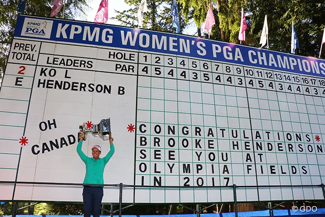 2016年 KPMG女子PGA選手権 最終日 ブルック・ヘンダーソン