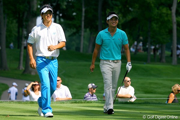 2009年 全米プロゴルフ選手権 石川遼 今田竜二と共に、2度目の練習ラウンドを行った石川遼