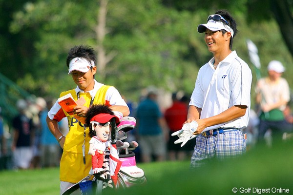 2009年 全米プロゴルフ選手権3日目 石川遼 バーディを重ねた序盤は笑顔も見られたが…