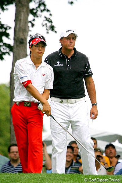 2009年 全米プロゴルフ選手権最終日 石川遼＆フィル・ミケルソン 石川遼とフィル・ミケルソンの競演も最終日の見所だった