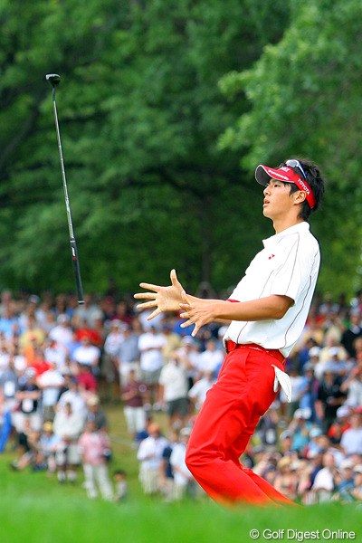 2009年 全米プロゴルフ選手権最終日 石川遼 パターをクルクル回転させるのも、1つのパフォーマンス？