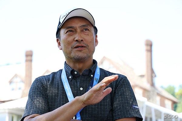 2016年 全米プロゴルフ選手権 事前 渡辺謙さん 今週は渡辺謙さんが松山英樹に密着。世界を知る渡辺さんのサポートが心強い