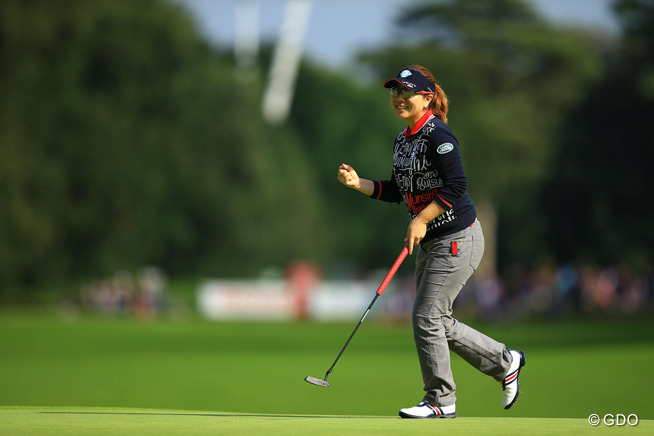 宮里美香、耐えに耐えての3アンダー「ショートゲームに助けられた」