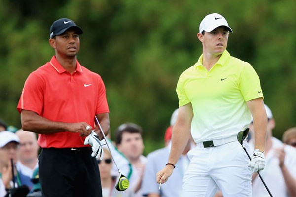 ナイキゴルフ ナイキがゴルフ用具事業から撤退。タイガー・ウッズ（左）、ロリー・マキロイらの動向は（David Cannon/Getty Images）