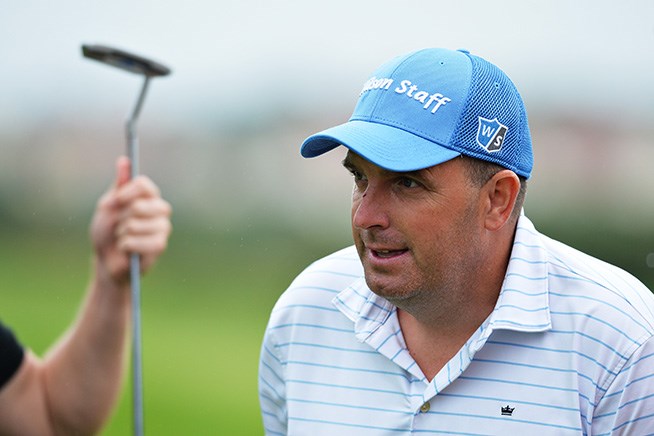 決勝に進出したアンソニー ウォール Mark Runnacles Getty Images 16年 アバディーンアセットマネジメント ポール ローリーマッチプレー 3日目 アンソニー ウォール フォトギャラリー Gdo