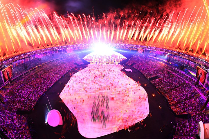 リオデジャネイロ五輪の開会式 素晴らしい演出とメッセージを世界に届けた Richard Heathcote Getty Images 16年 リオデジャネイロ五輪 事前 開会式 フォトギャラリー Gdo