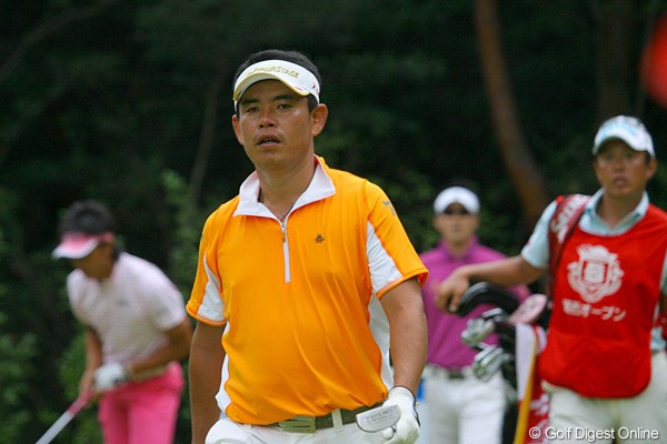2009年 関西オープンゴルフ選手権競技 最終日 平塚哲二 最終日、5バーディノーボギーで2位タイに浮上した平塚哲二