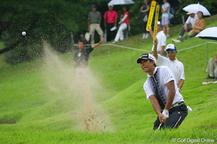 バックナインで5ボギーと崩れた富田雅哉は6位でフィニッシュ 2009年 関西オープンゴルフ選手権競技 最終日 富田雅哉