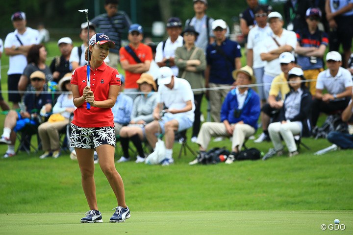 2016年 NEC軽井沢72ゴルフトーナメント 初日 上田桃子