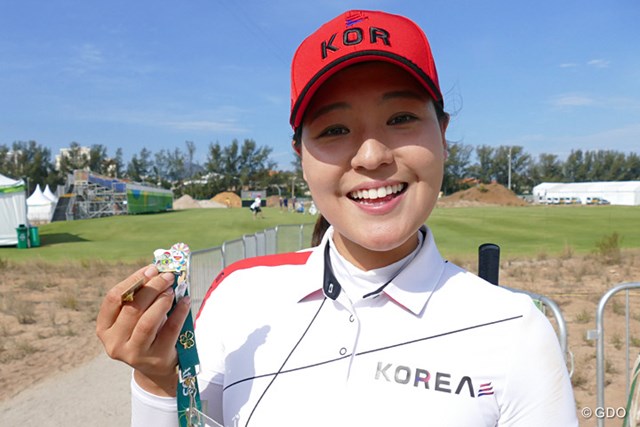 五輪ピンバッジを収集 女子ゴルファーの猛アタック Lpgaツアー 米国女子 Gdo ゴルフダイジェスト オンライン