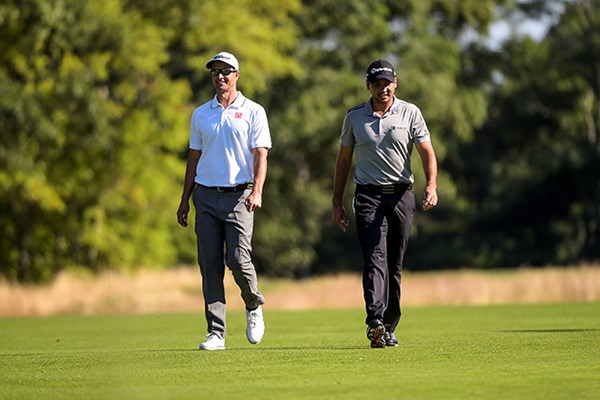 7位発進としたデイ（右）と11位のアダム・スコット(Photo by Chris Condon/PGA TOUR)