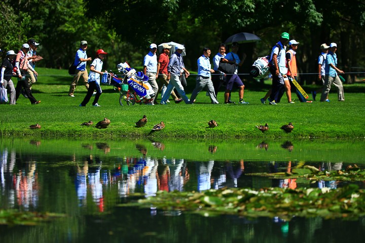 2016年 ニトリレディスゴルフトーナメント 3日目 アヒル