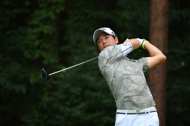 石川遼、2週連続Vへ首位と2打差の2位発進