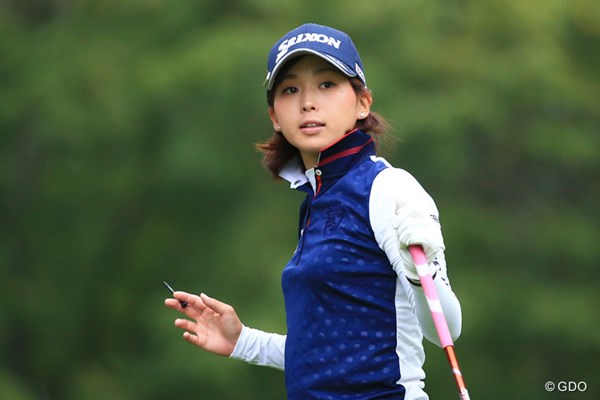 2016年 日本女子プロゴルフ選手権大会コニカミノルタ杯 初日 森美穂 淡い期待を胸に秘めた森美穂が、メジャー大会で自己ベストとなる2位発進を決めた