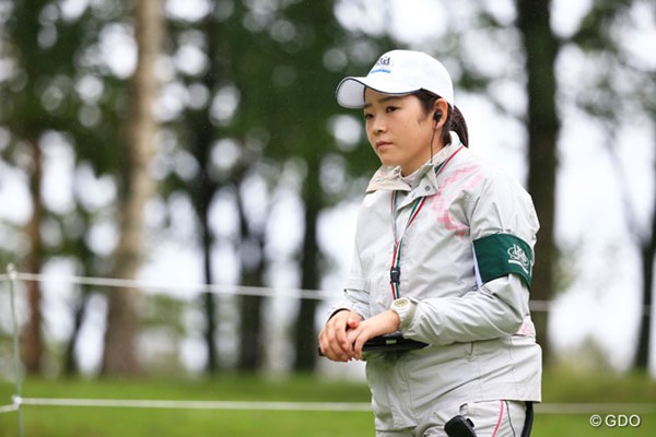 2016年 日本女子プロゴルフ選手権大会コニカミノルタ杯 2日目 仲宗根澄香 今大会では選手じゃありません。ルーキーキャンプでスコアラー