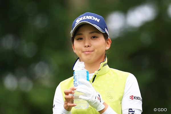 2016年 日本女子プロゴルフ選手権大会コニカミノルタ杯 2日目 森美穂 ちゃんと目線くれるなんて。良い子だーーーーーー