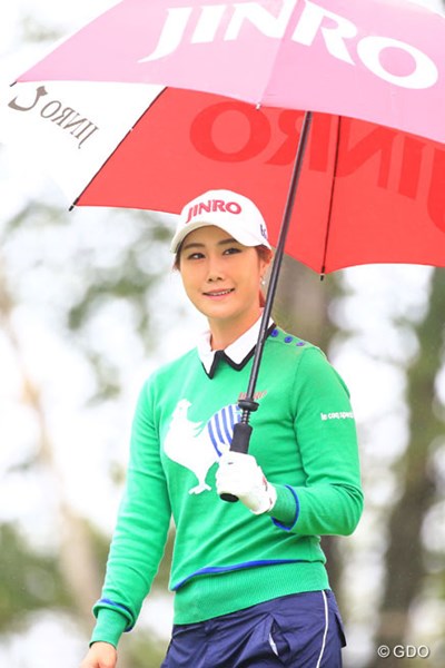2016年 日本女子プロゴルフ選手権大会コニカミノルタ杯 2日目 キム・ハヌル JINROのコマーシャル見たくなっちゃった