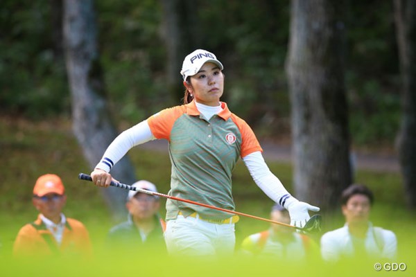 2016年 日本女子プロゴルフ選手権大会コニカミノルタ杯 3日目 比嘉真美子 フェアウェイの絞られたメジャーセッティングでも、上位につける比嘉真美子