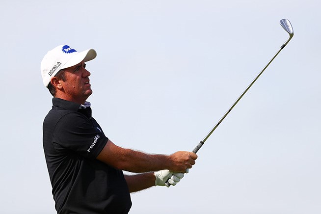 首位に浮上したスコット ヘンド Dean Mouhtaropoulos Getty Images 16年 Klmオープン 3日目 スコット ヘンド フォトギャラリー Gdo