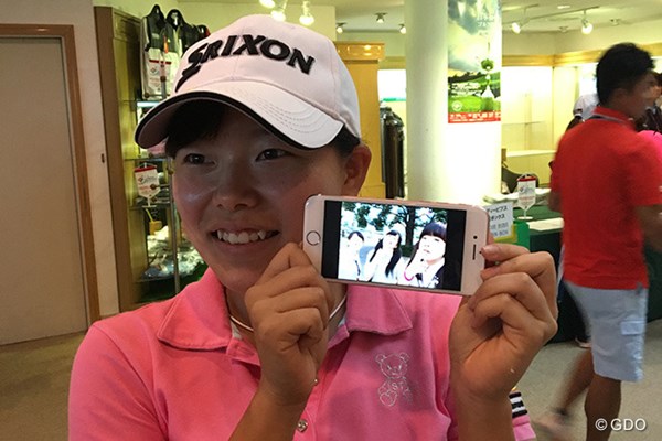 2016年 日本女子オープンゴルフ選手権競技 事前 勝みなみ 高校生活も満喫する勝みなみ。笑顔で明かしたエピソードはいつか青春の思い出になる