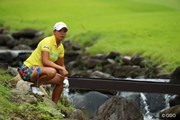 2016年 日本女子オープンゴルフ選手権競技 初日 山本景子