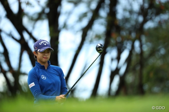 2016年 日本女子オープンゴルフ選手権競技 初日 柏原明日架
