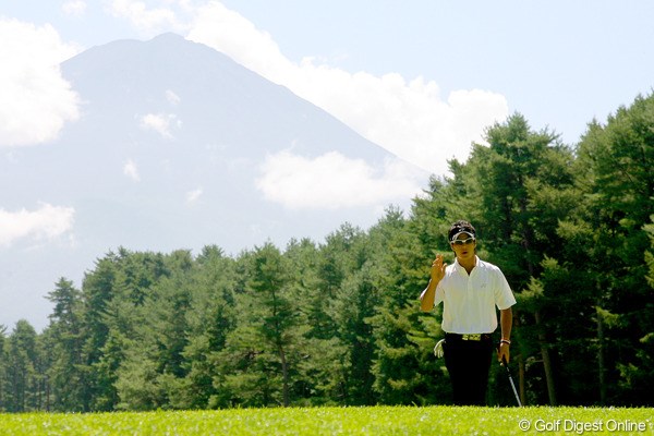 2009年 フジサンケイクラシック 3日目 石川遼 富士山をバックにバーディ発進！ 単独首位で最終日に挑む石川遼