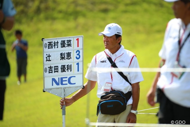 2016年 日本女子オープンゴルフ選手権競技 2日目 ボード
