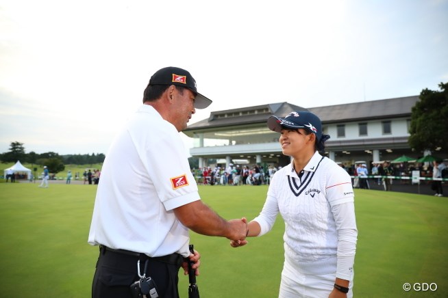 2016年 日本女子オープンゴルフ選手権競技 3日目 長野未祈＆中嶋常幸
