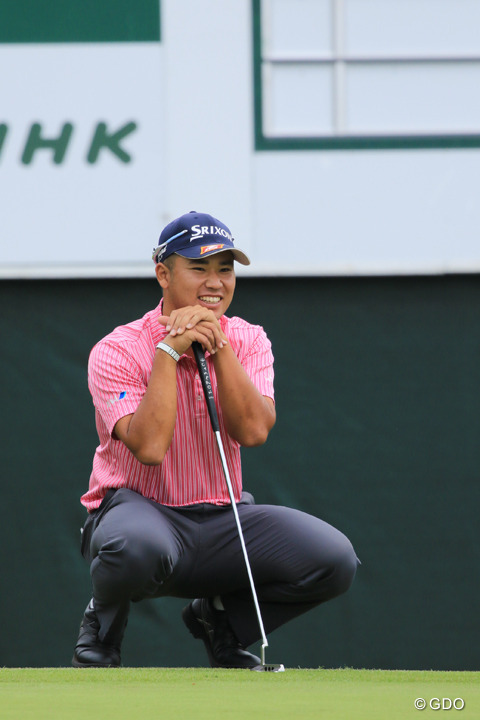 プロとして初出場の松山英樹 飛び入りでジュニア講師も