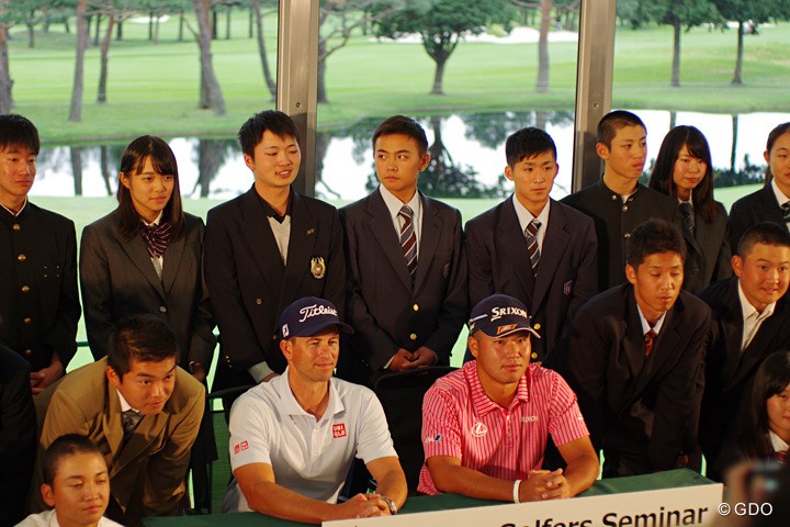 2016年 日本オープンゴルフ選手権競技 事前 アダム・スコット 松山英樹