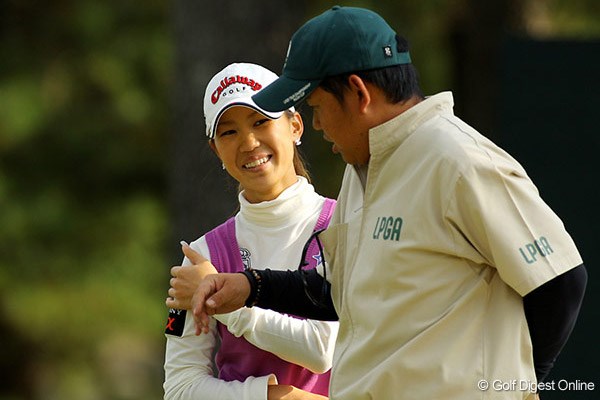 2008年 LPGAツアーチャンピオンシップリコーカップ 3日目 上田桃子 ショートパットを外しても、気持ちを切り替え盛り返した上田桃子
