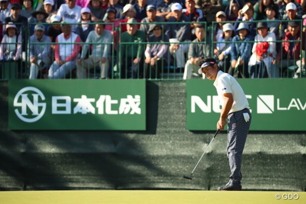 2016年 日本オープンゴルフ選手権競技 3日目 池田勇太 この人もギャラリーの多いところでは入れてきそうだもんなぁ。