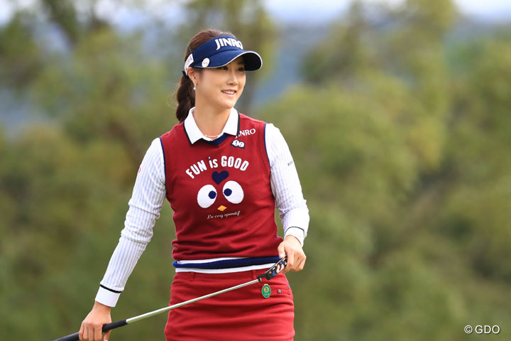 笠りつ子とキム・ハヌルが首位タイ イ・ボミは21位
