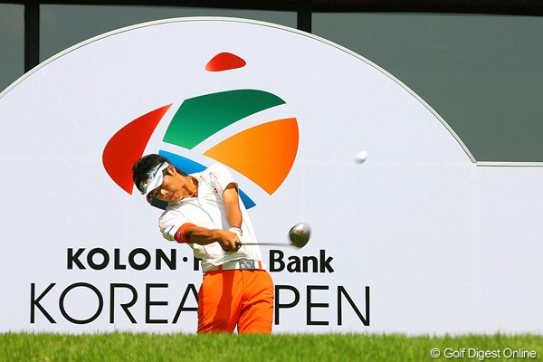 2009年 韓国オープン事前 石川遼 「韓国オープン」プロアマ戦に出場した石川遼。韓国での初タイトルを狙う！