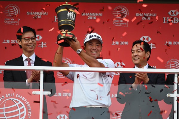2017年 WGC HSBCチャンピオンズ 最終日 松山英樹 松山英樹が日本人としてWGC初制覇を達成。米ツアー3勝目を挙げた（Ross Kinnaird/Getty Images）